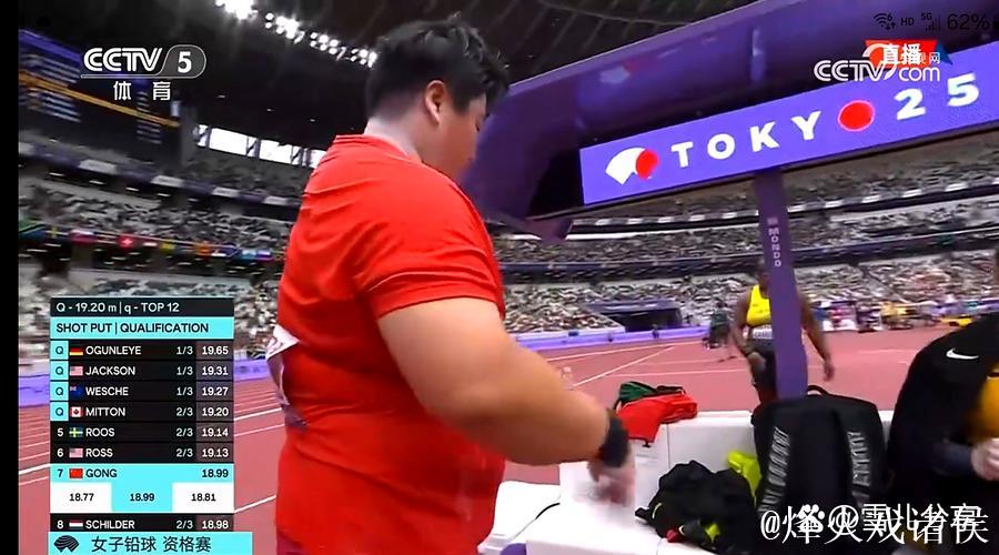 巩立姣与张林茹成功闯入田径世锦赛女子铅球决赛 巩立姣与张林茹成功闯入田径世锦赛女子铅球决赛